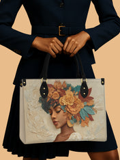 Autumn Radiance Premium Leather Handbag QR0HH074