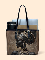 Althea Gold Leather Bucket Bag QR0XD729