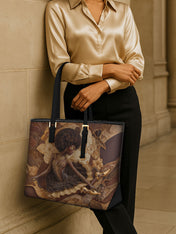 Ember Grace Sleek Leather Tote QR0TD010