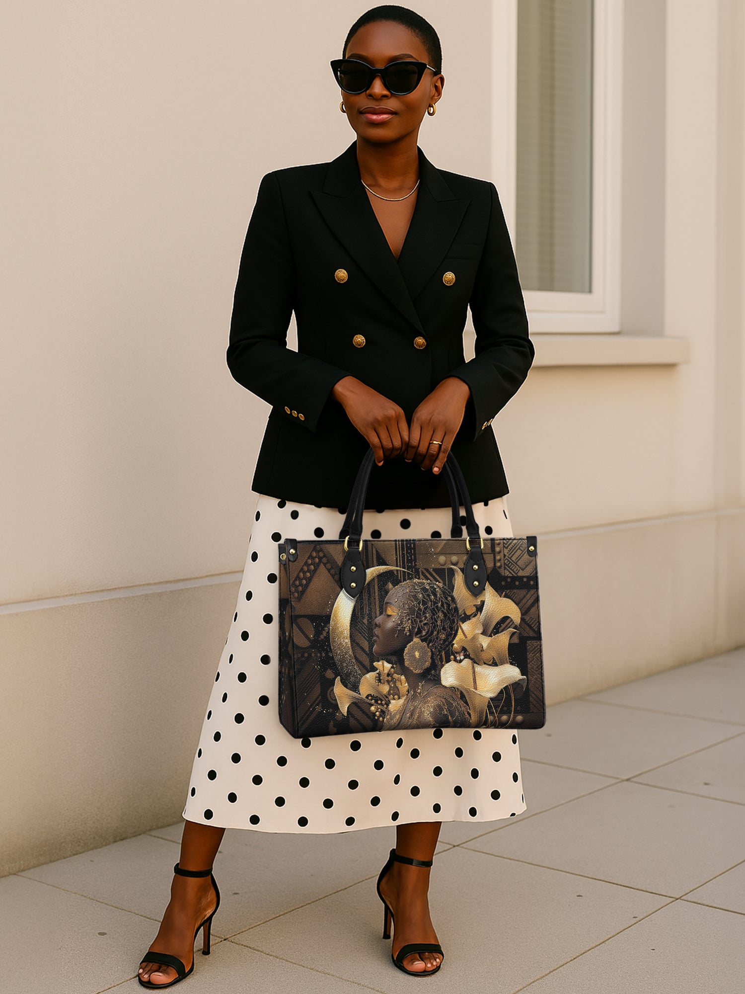 Calla Queen Premium Leather Handbag QR0XD219