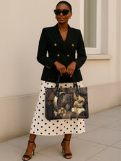 Calla Queen Premium Leather Handbag QR0XD219