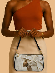 Ivory Blossom Classic Zip Pochette QR0TV068