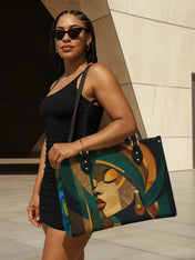 Velvet Ritual Premium Leather Handbag QR0XD514