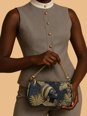 Ebony Majesty Classic Zip Pochette QR0TD120