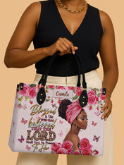 Blessed Believer Premium Leather Handbag