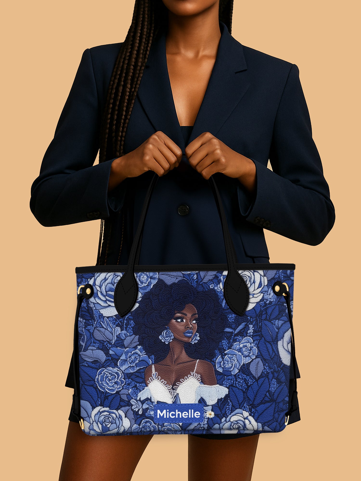 Floral Majesty Classic Shopper Tote