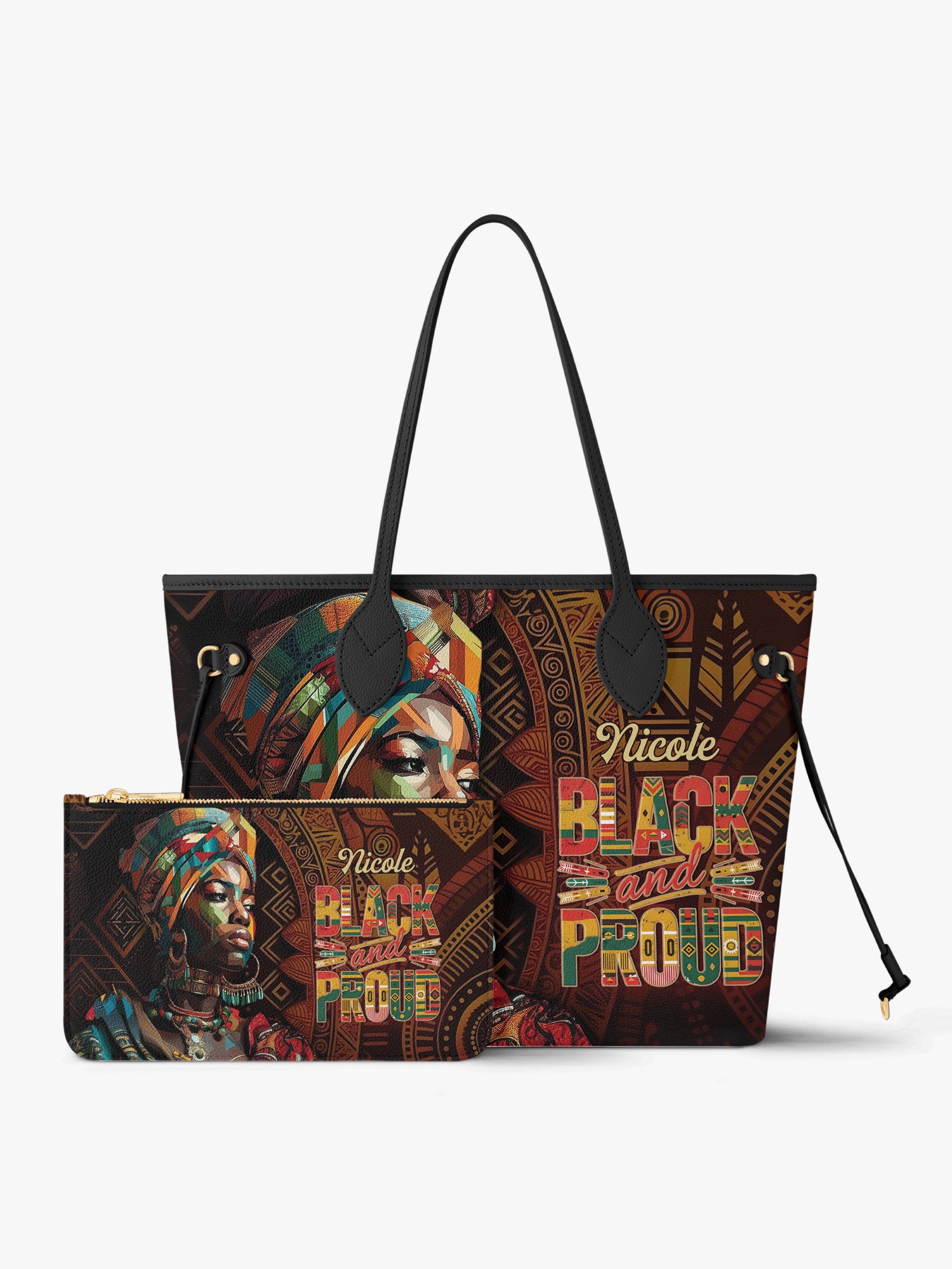 Black Proud Classic Shopper Tote