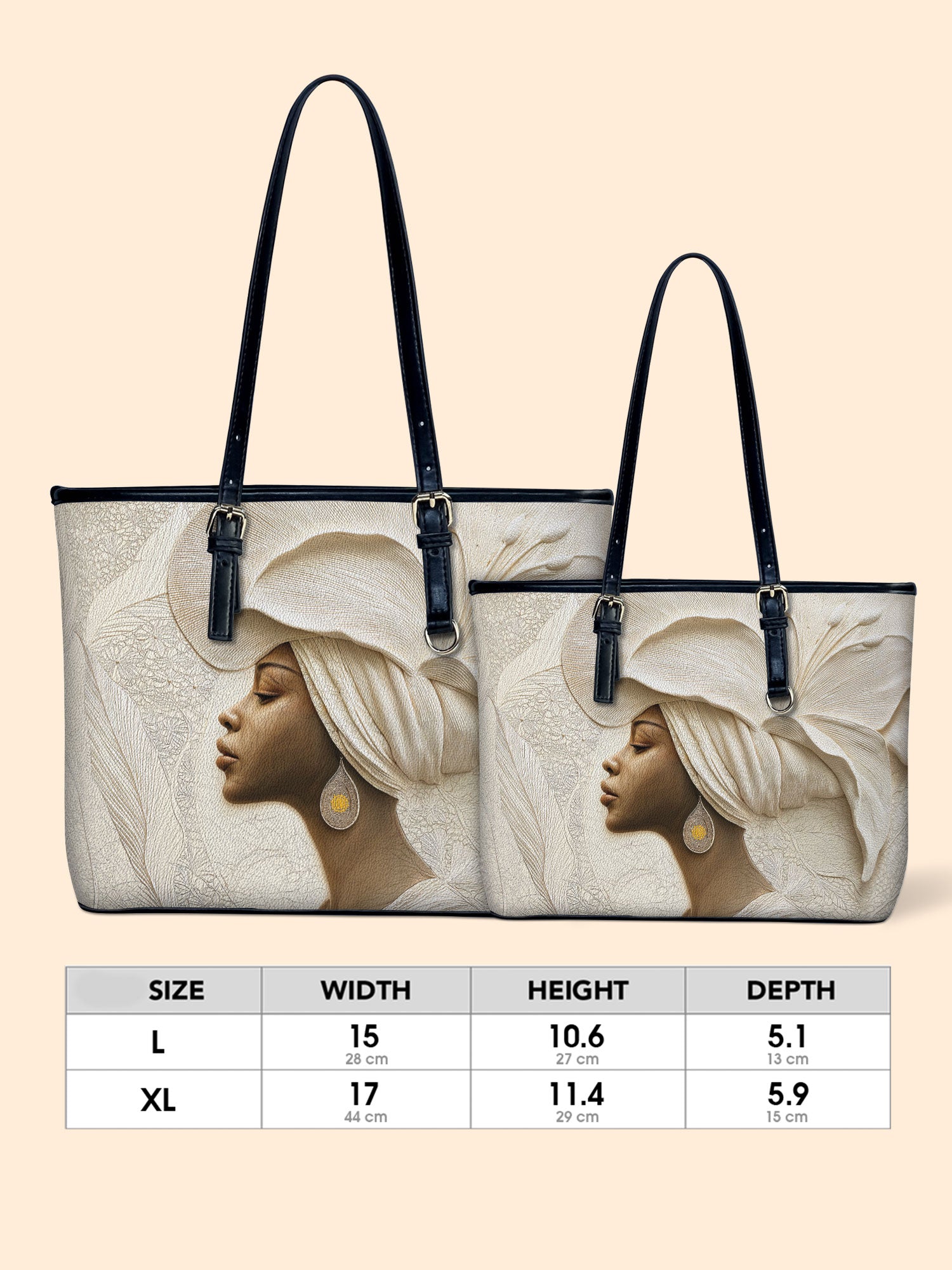 Ivory Blossom Leather Bucket Bag QR0TV191