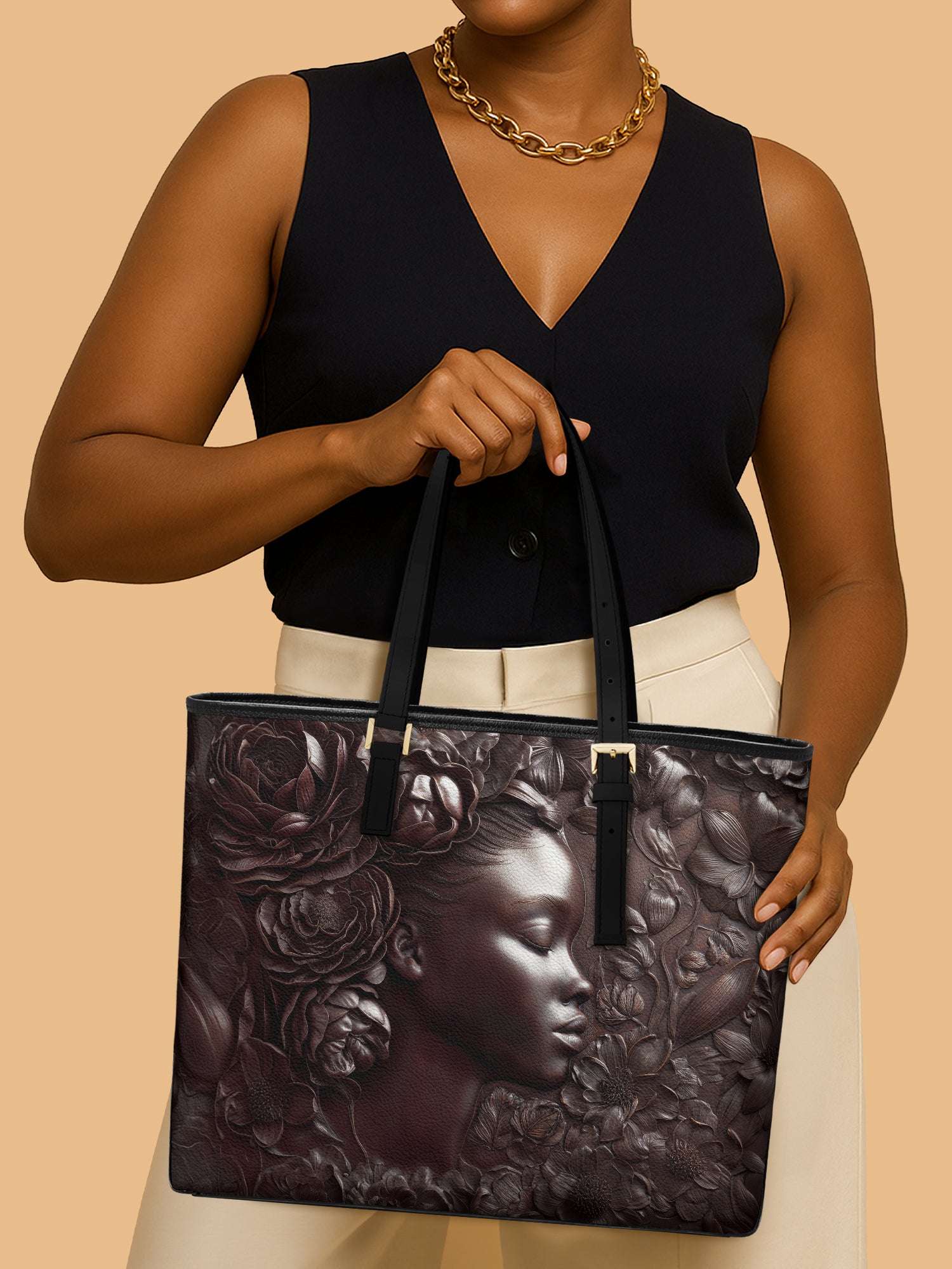 Florissant Grace Sleek Leather Tote QR0XD027