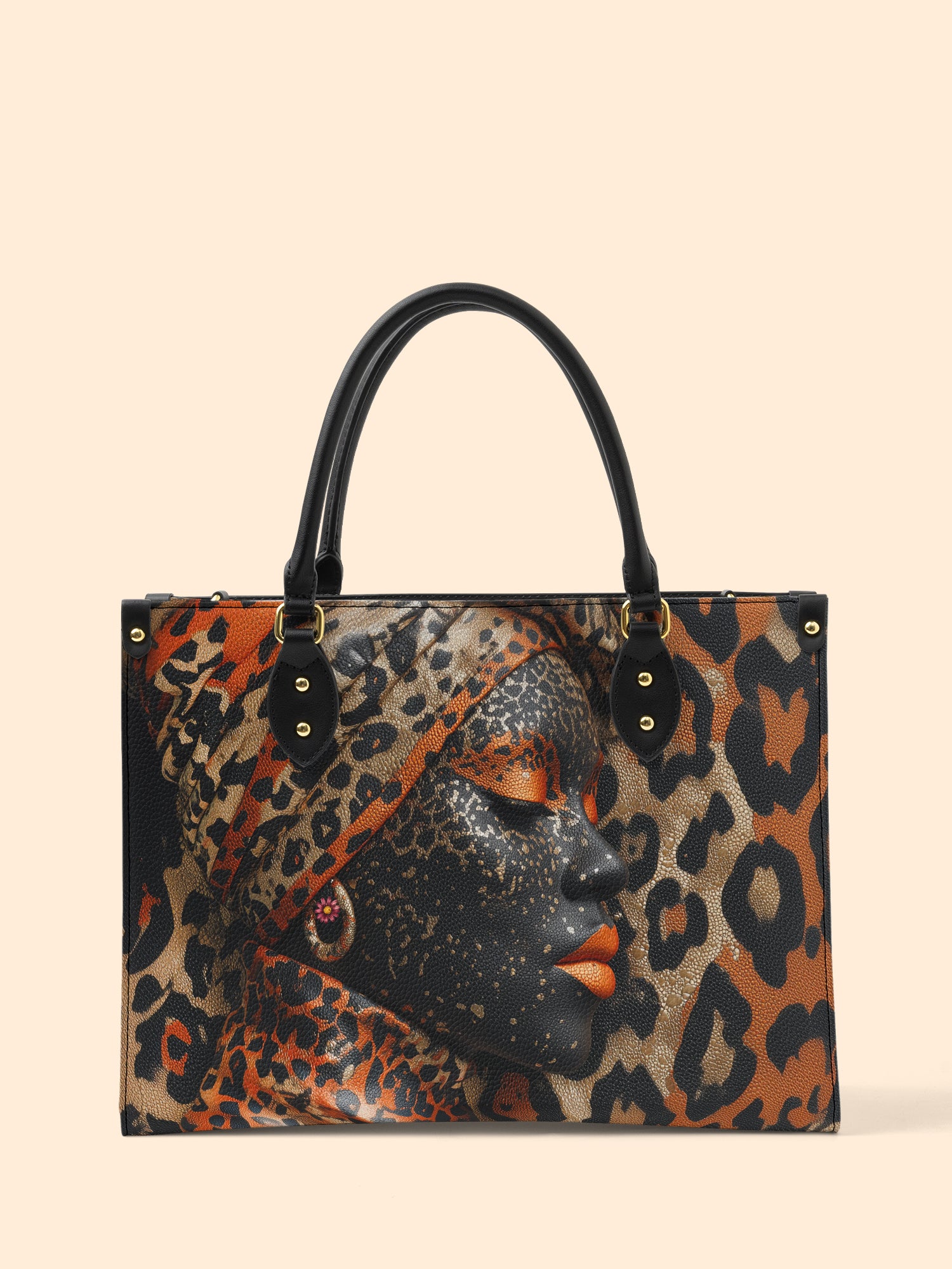 Leopard Legacy Premium Leather Handbag QR0HH098