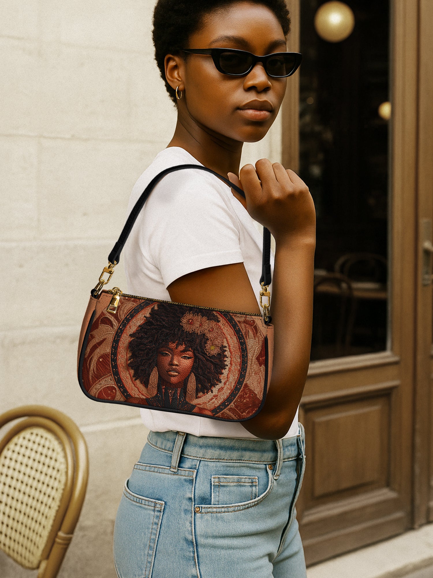 Obsidian Muse Classic Zip Pochette QR0XD191