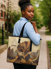 Literary Queen Sleek Leather Tote