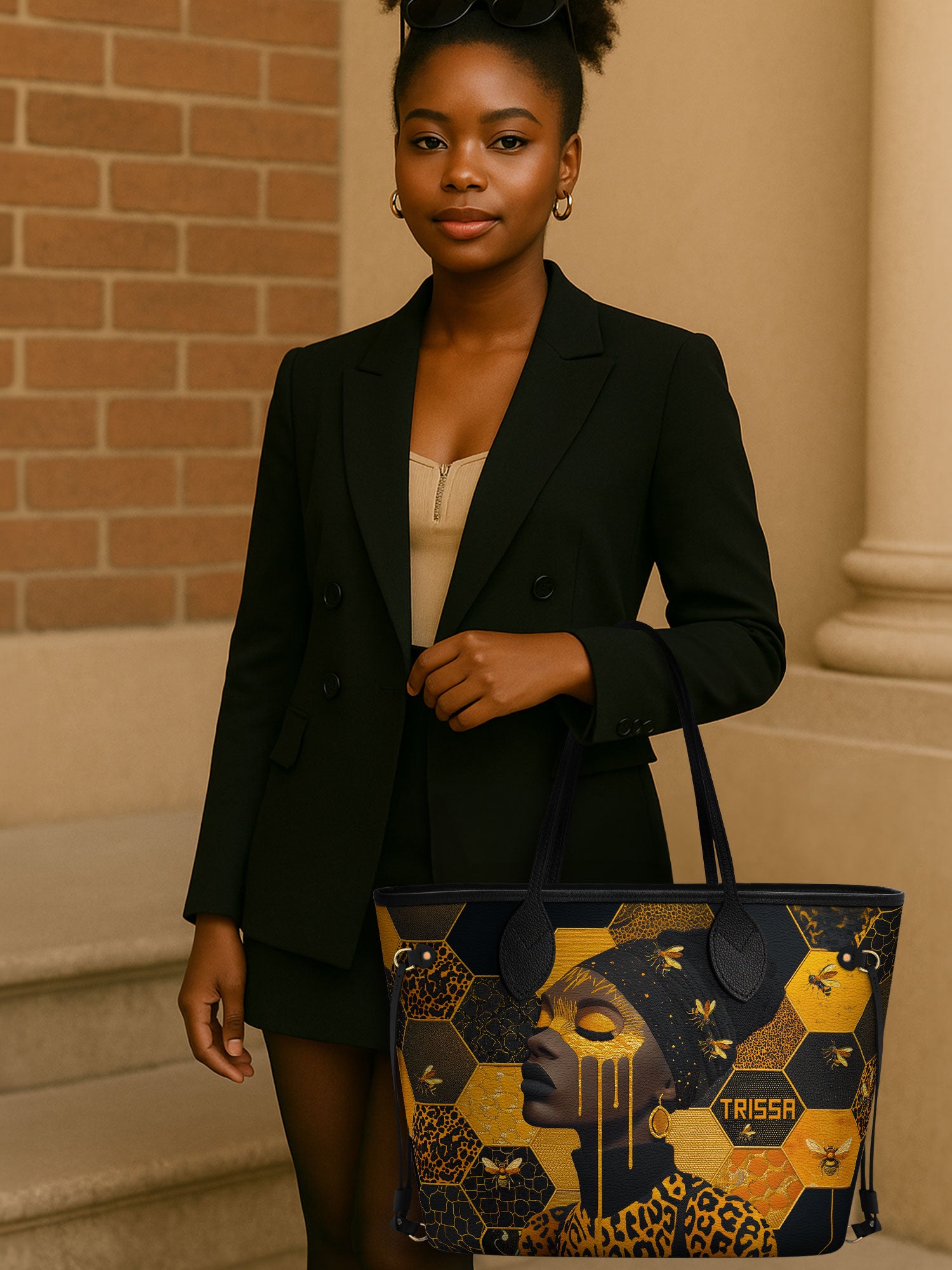 Queen Bee Classic Shopper Tote