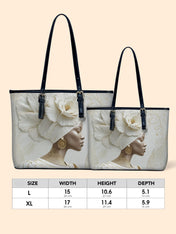 Luminous Bloom Leather Bucket Bag QR0TV192