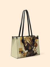 Golden Facets Premium Leather Handbag QR0TV045