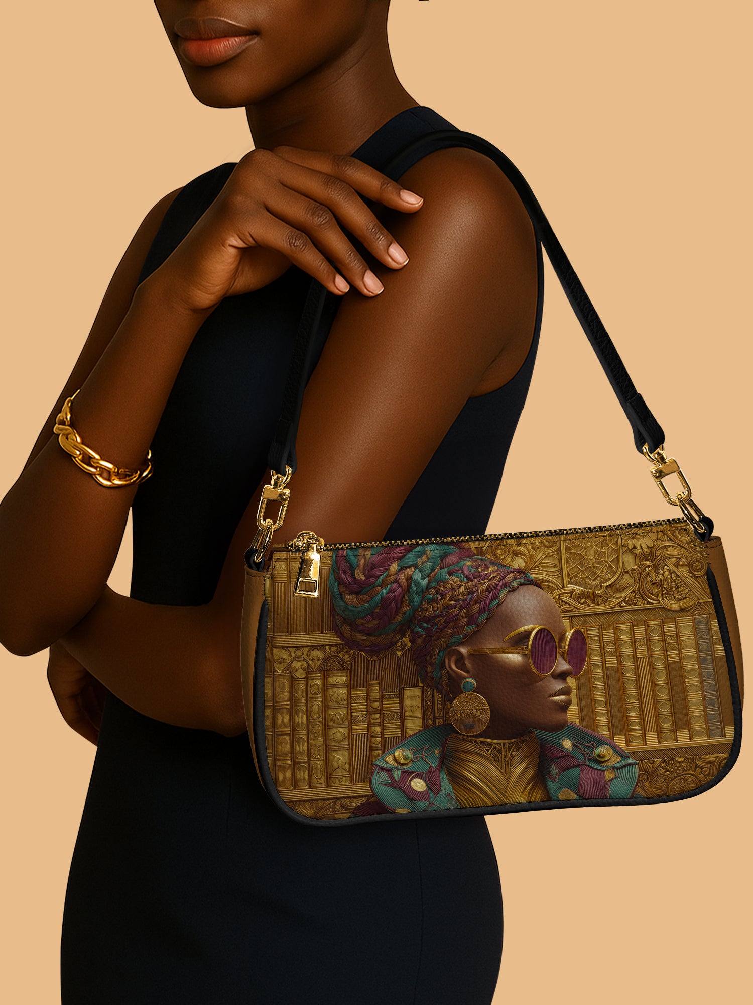 Crown And Knowledge Classic Zip Pochette QR0XD440