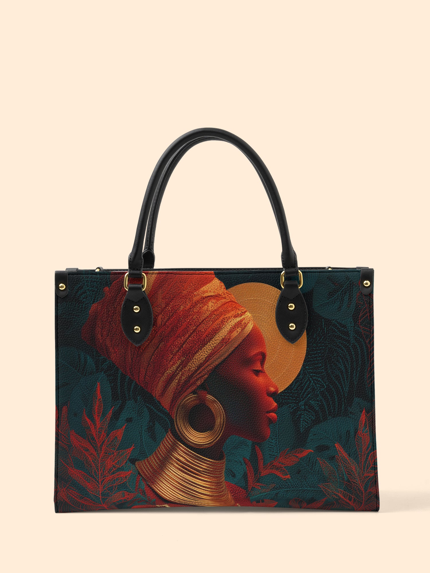 Crimson Empress Premium Leather Handbag QR0HH118