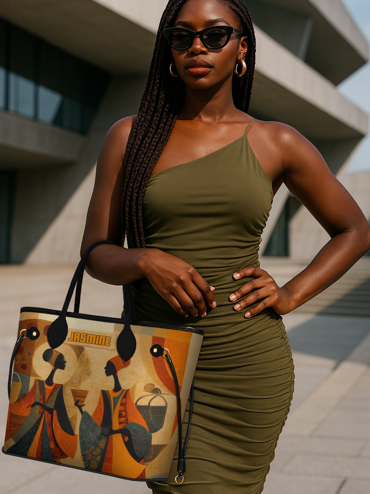 African Spirit Classic Shopper Tote