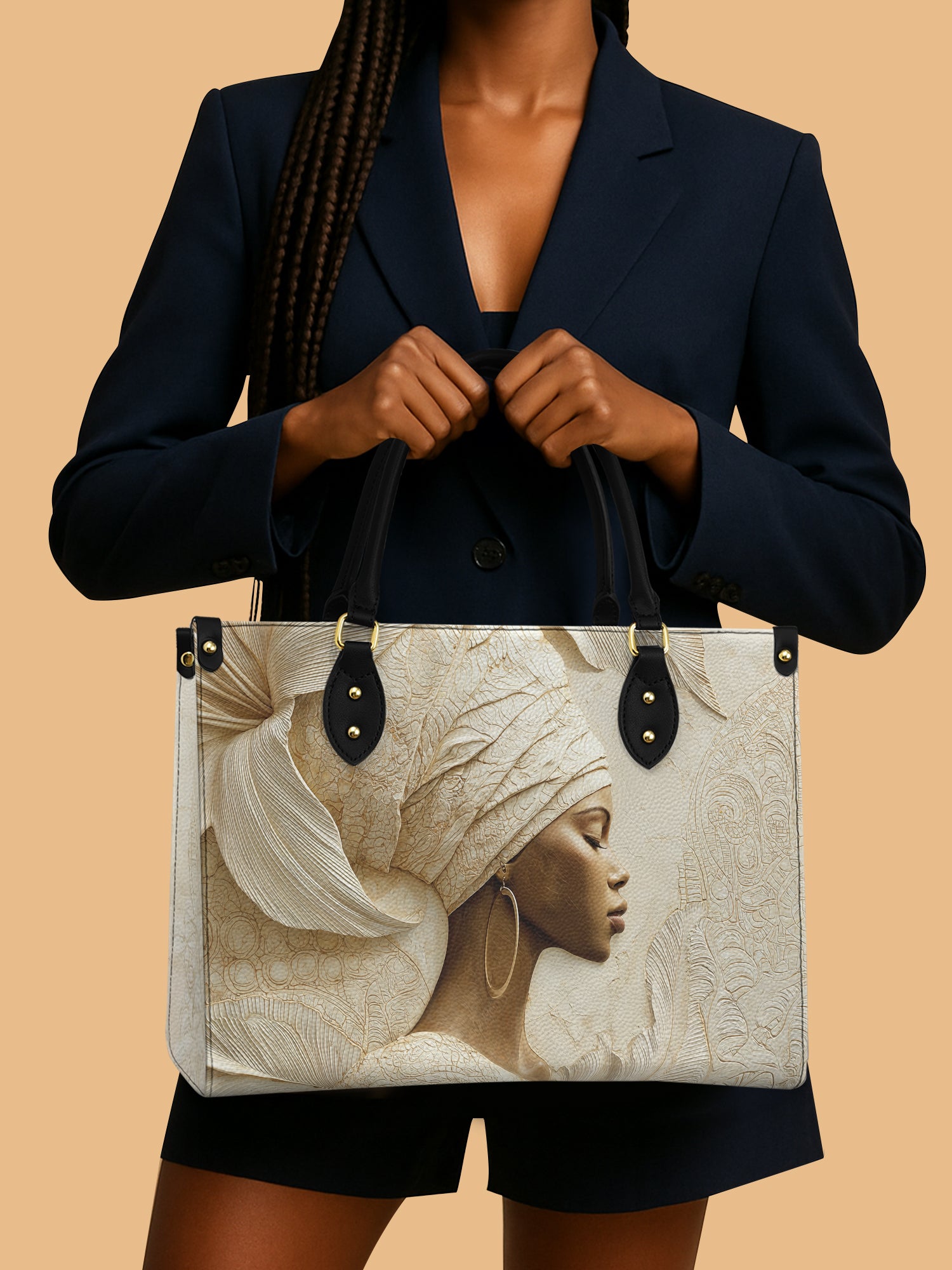 Blossom Goddess Premium Leather Handbag QR0TV070