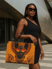 Dark Lens Premium Leather Handbag QR0TD304