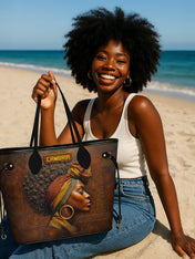 Afro-Elegance Classic Shopper Tote