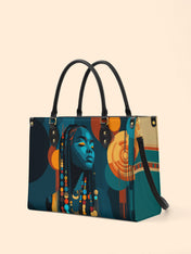 Echo Of Tribe Premium Leather Handbag QR0TV182