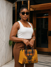 Dark Lens Premium Leather Handbag QR0TD304