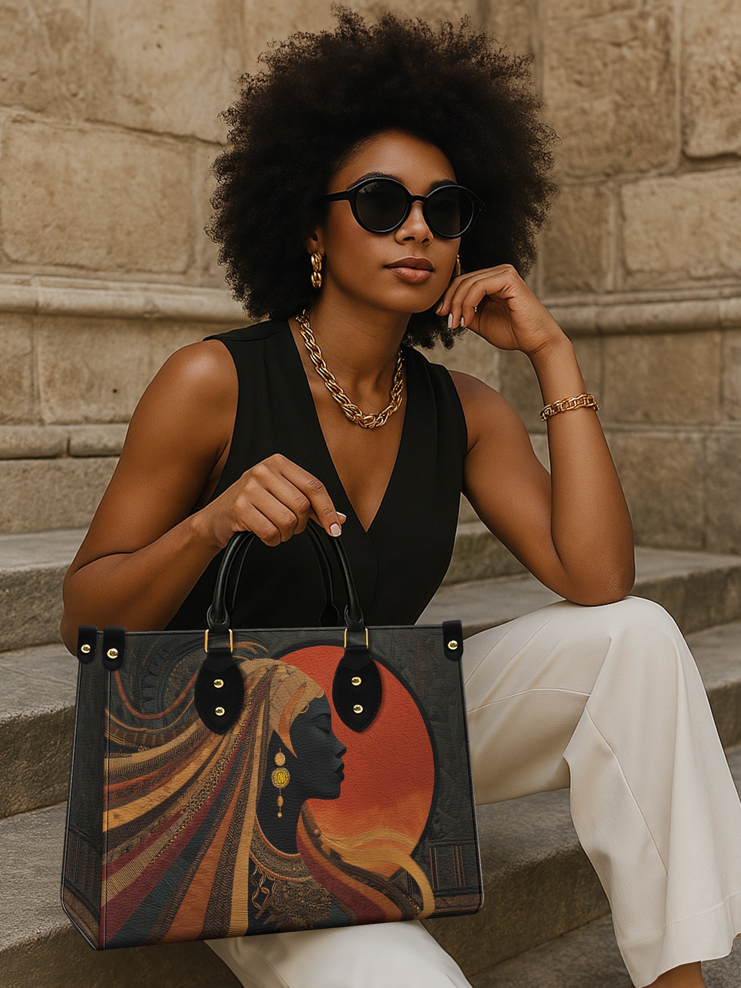 Spiral Oracle Premium Leather Handbag QR0XD199