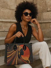 Spiral Oracle Premium Leather Handbag QR0XD199