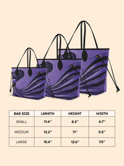 Violet Flow Classic Shopper Tote QR0XD430
