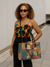 Storm Whisper Premium Leather Handbag QR0XD238