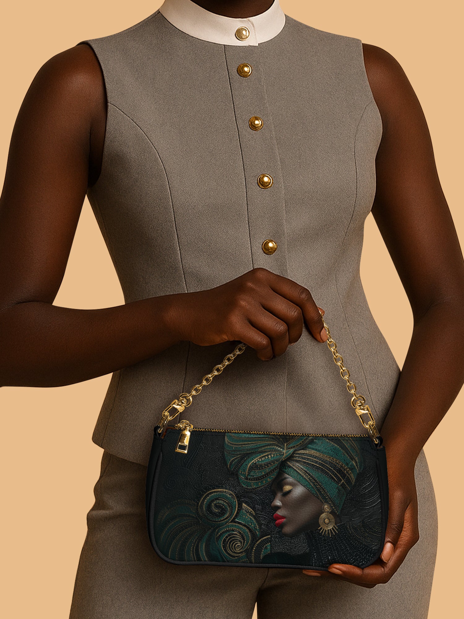 African Origins Classic Zip Pochette QR0XD470