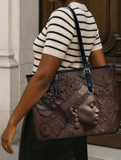 Back to Africa V2 Leather Bucket Bag QR0XD731