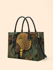 Enchanted Tropics Premium Leather Handbag QR0HH119