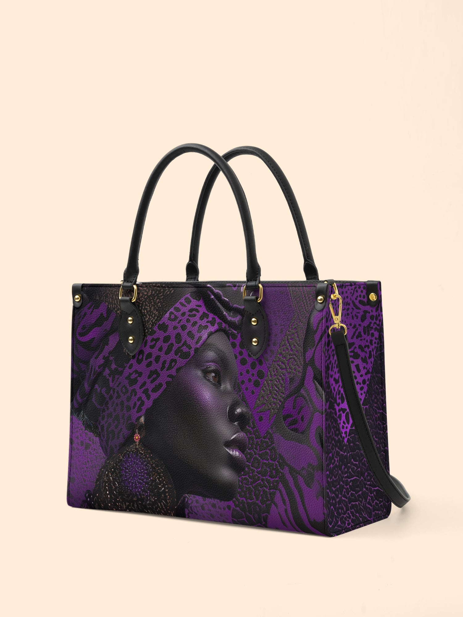 Panther Power Premium Leather Handbag QR0HH100