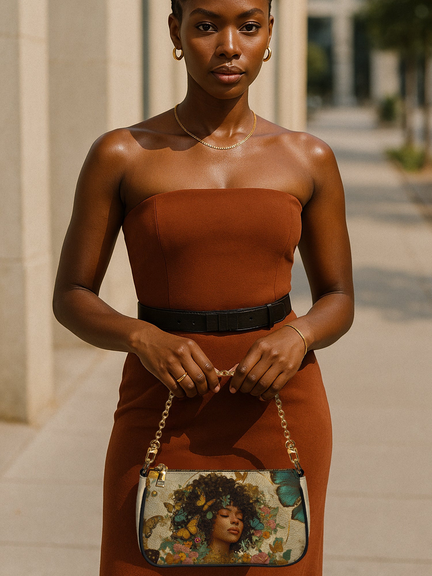 Floral Queen Classic Zip Pochette QR0HH113