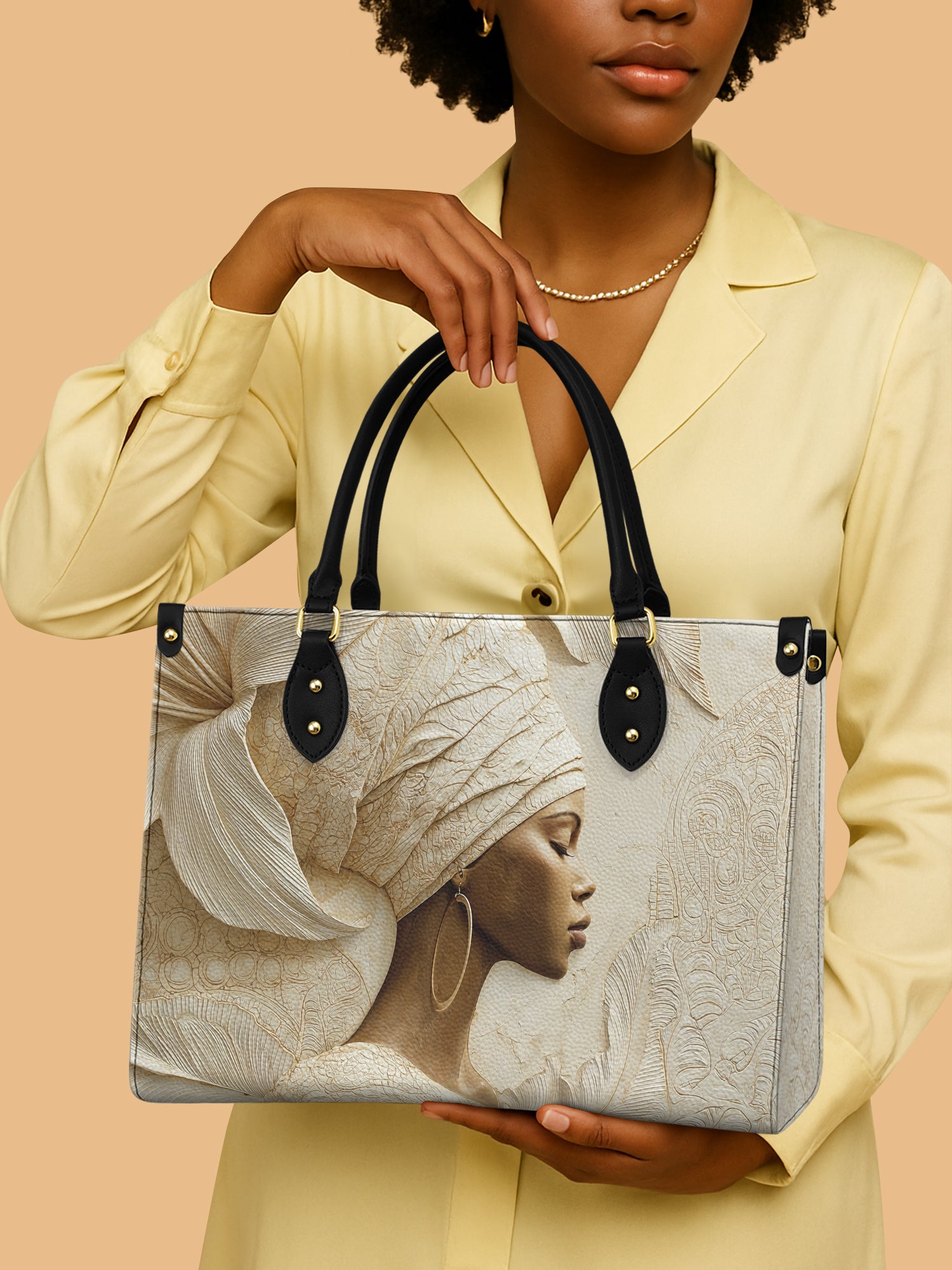 Blossom Goddess Premium Leather Handbag QR0TV070