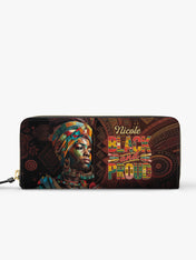 Black Proud Slimline Zippy Wallet