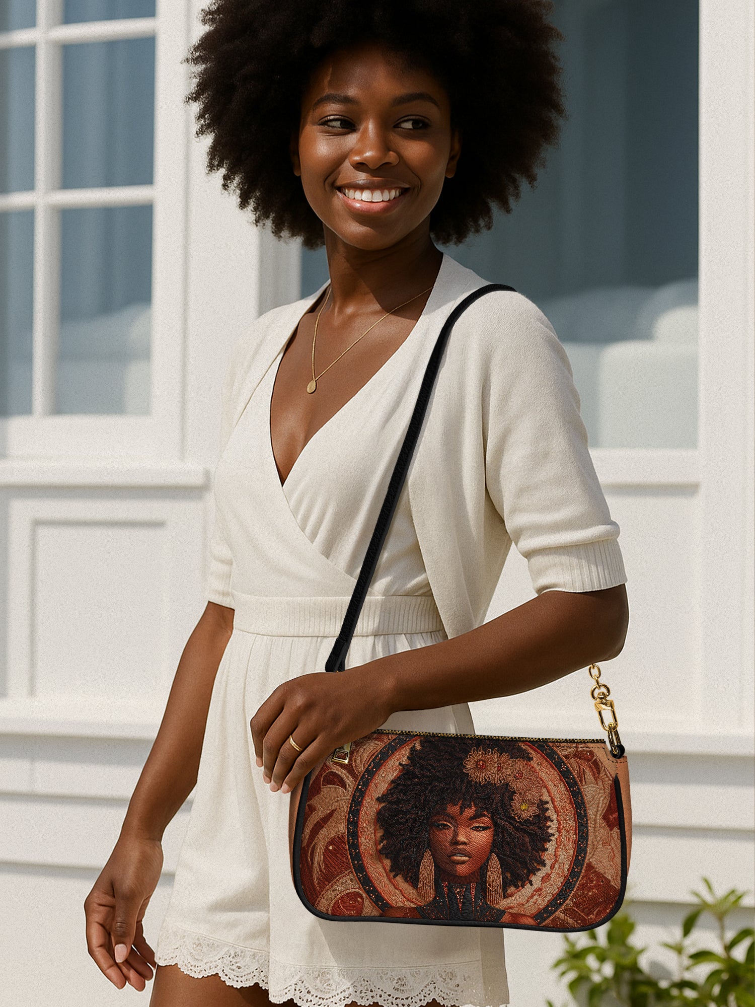 Obsidian Muse Classic Zip Pochette QR0XD191