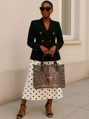 Eternal Heritage Premium Leather Handbag QR0TD373