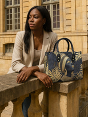 Ebony Majesty Premium Leather Handbag QR0TD121