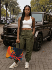 Rhythm & Radiance Premium Leather Handbag QR0TV053