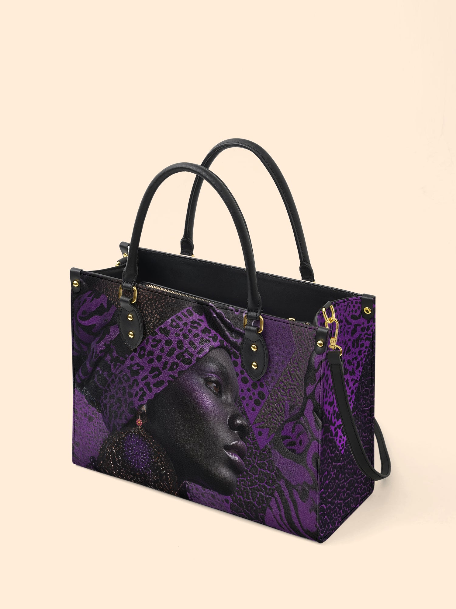 Panther Power Premium Leather Handbag QR0HH100