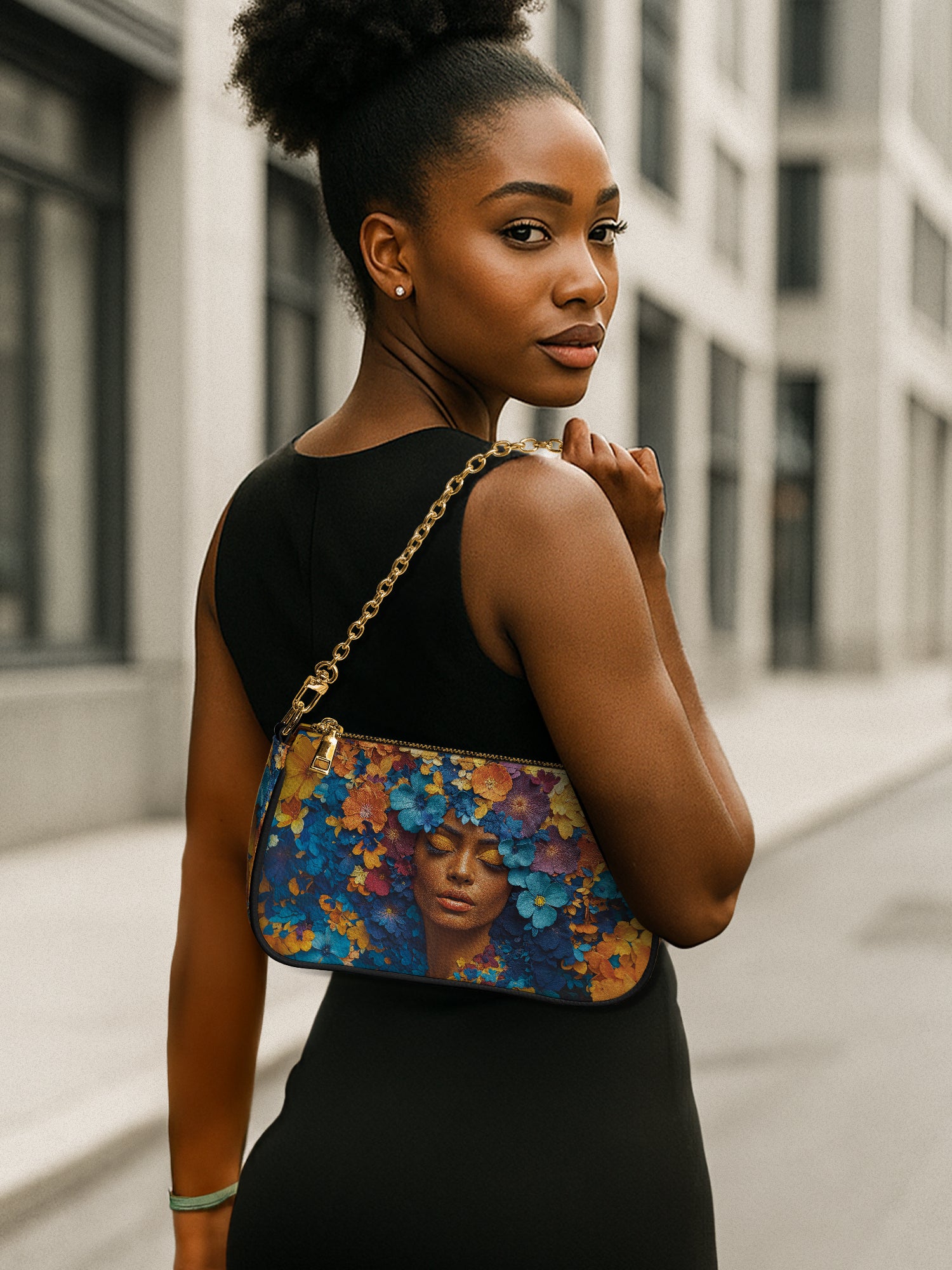 Floral Reverie Classic Zip Pochette QR0TD112