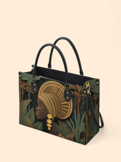 Enchanted Tropics Premium Leather Handbag QR0HH119