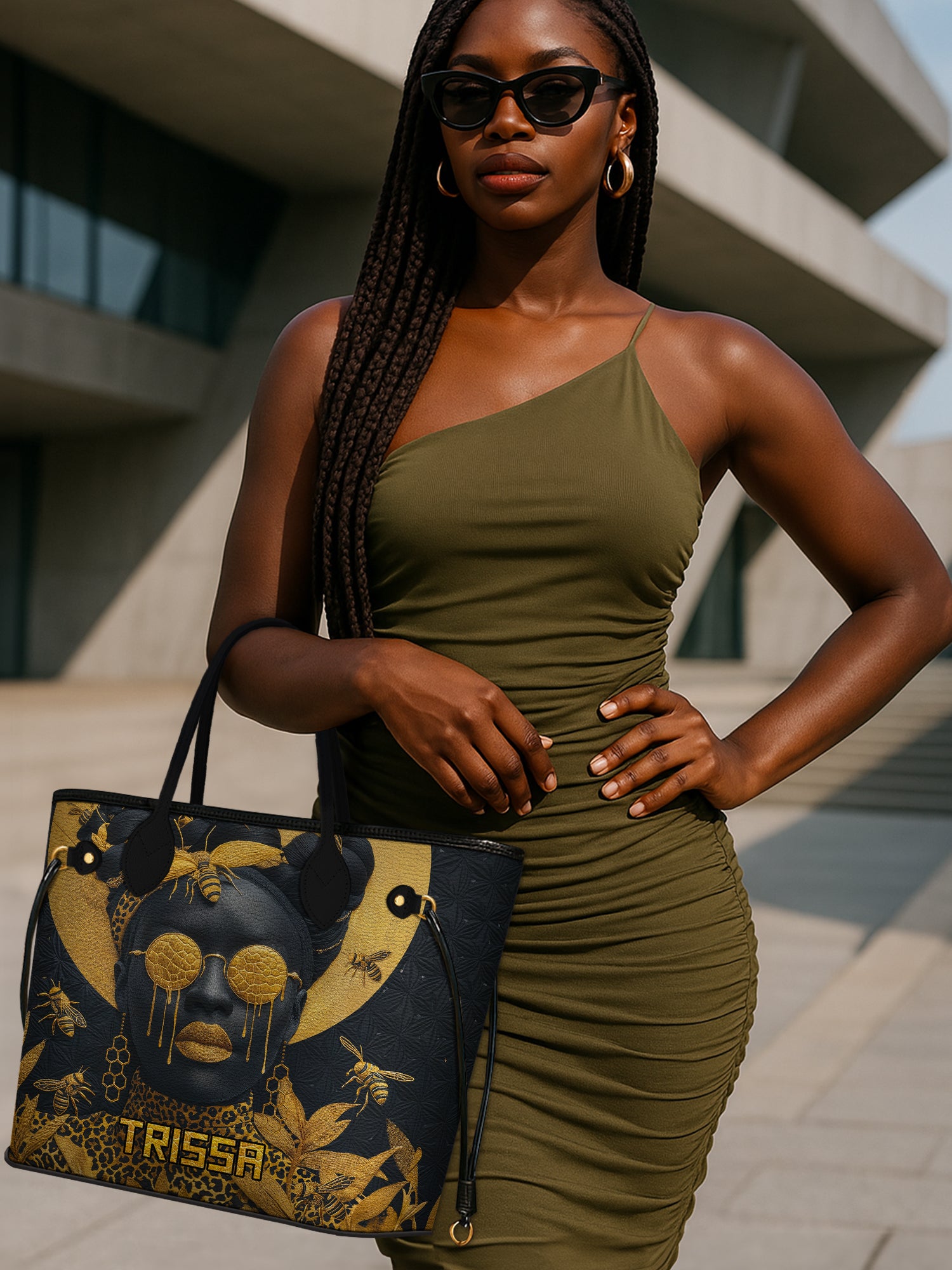 Honeycomb Crown Classic Shopper Tote