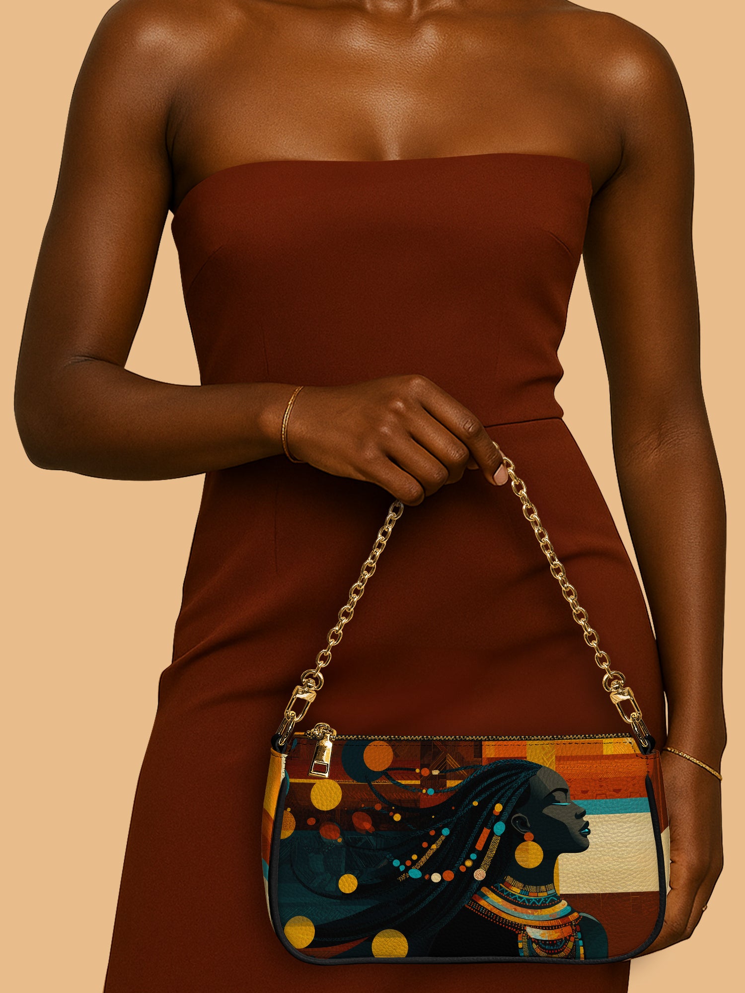 Ebony Horizon Classic Zip Pochette QR0TV180