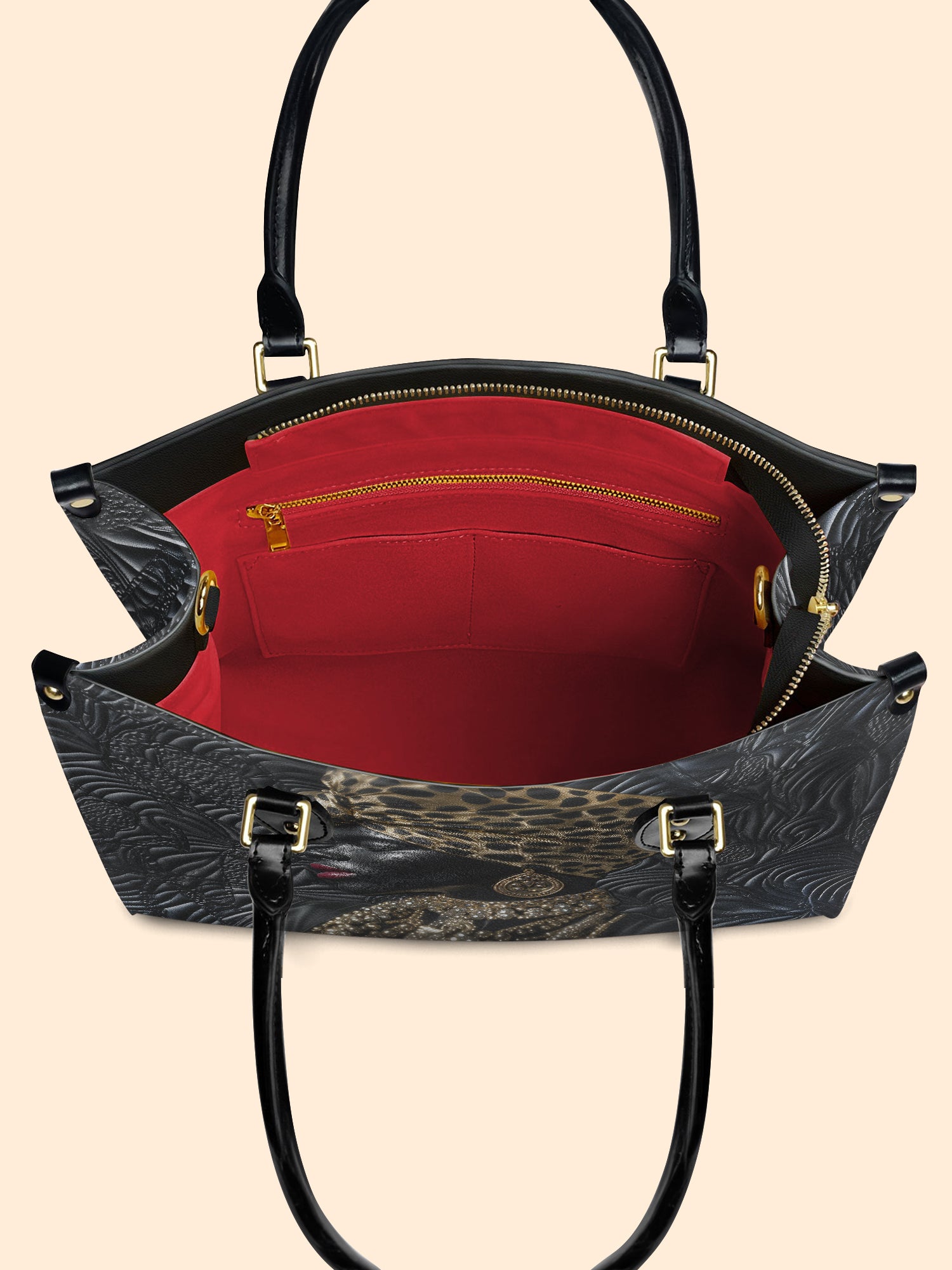 Regal Serenity Premium Leather Handbag QR0XD741