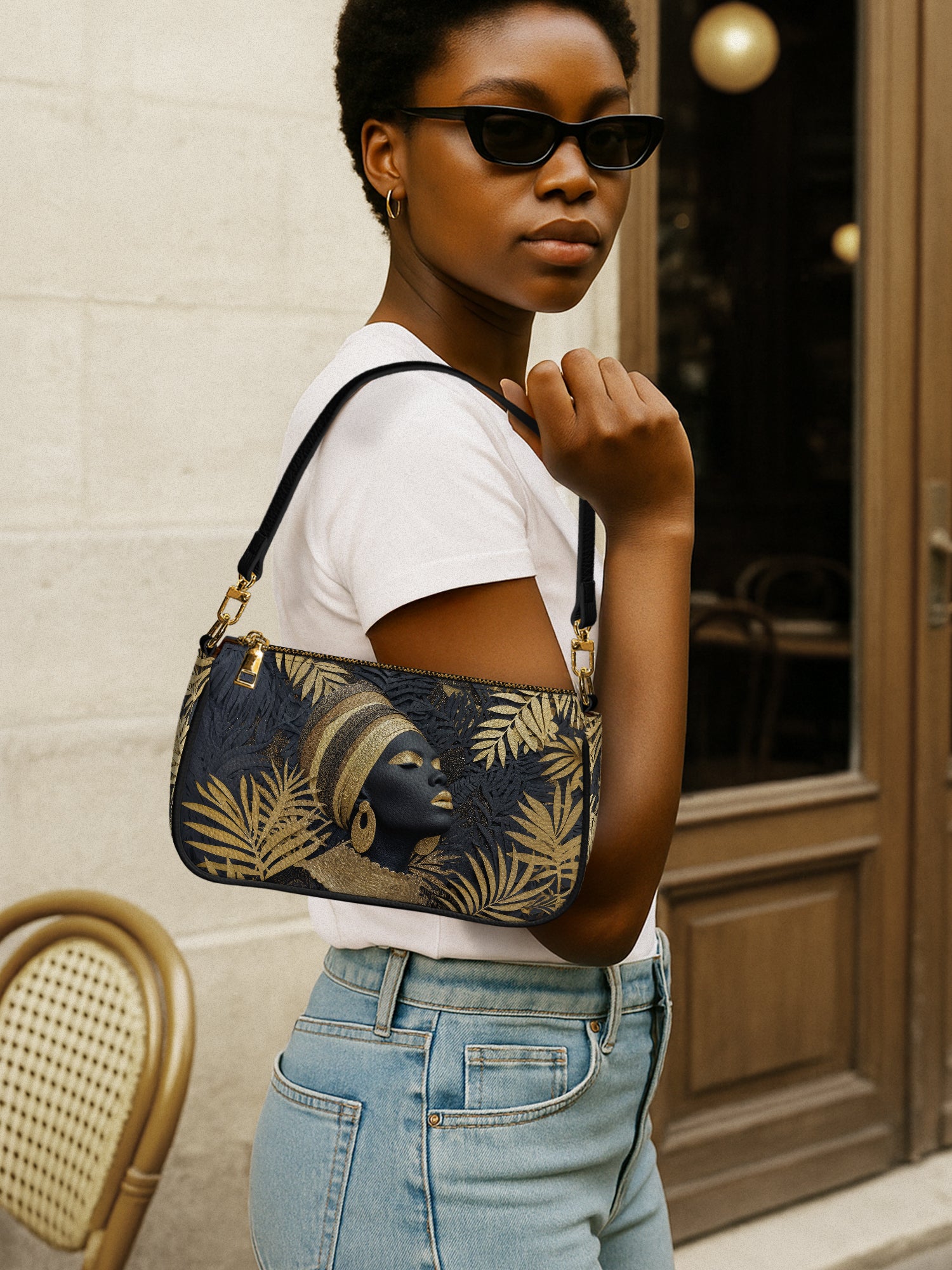 Ebony Majesty Classic Zip Pochette QR0TD120