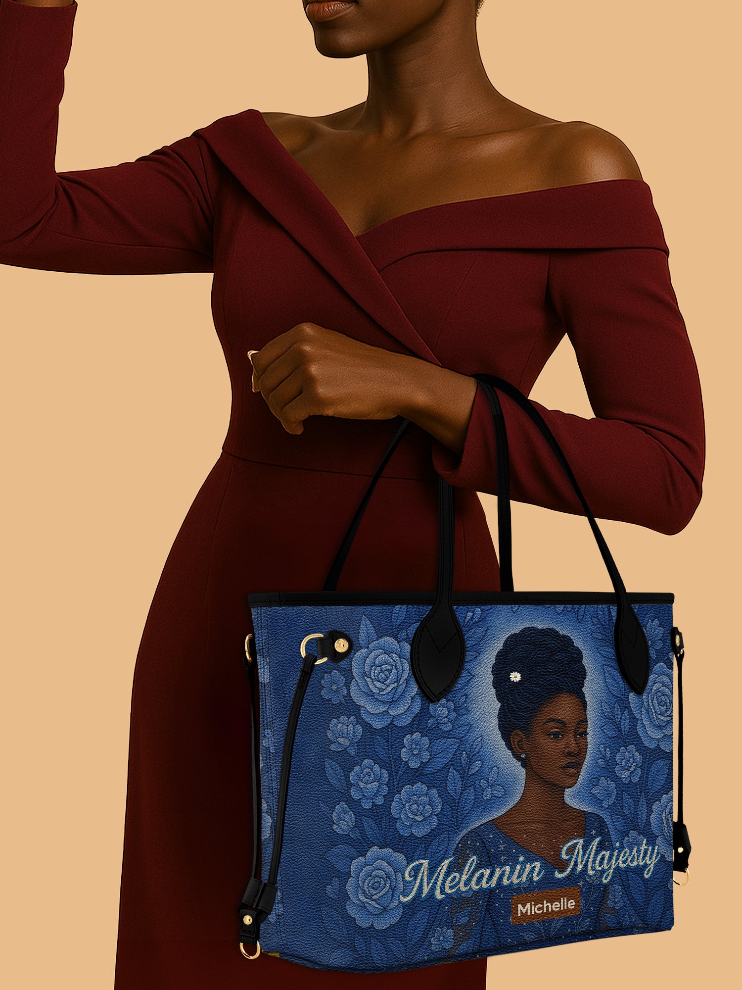 Melanin Majesty Classic Shopper Tote